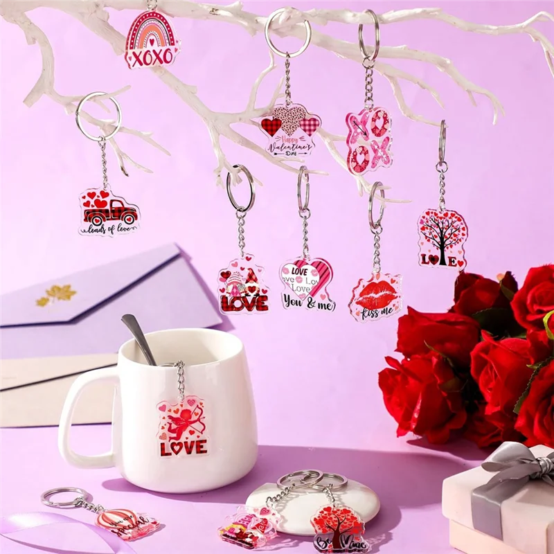 A15F-60PCS سلاسل المفاتيح هدايا الحفلات حلقة رئيسية هدايا الحفلات سلسلة المفاتيح المعلقة للنساء على ظهره #4