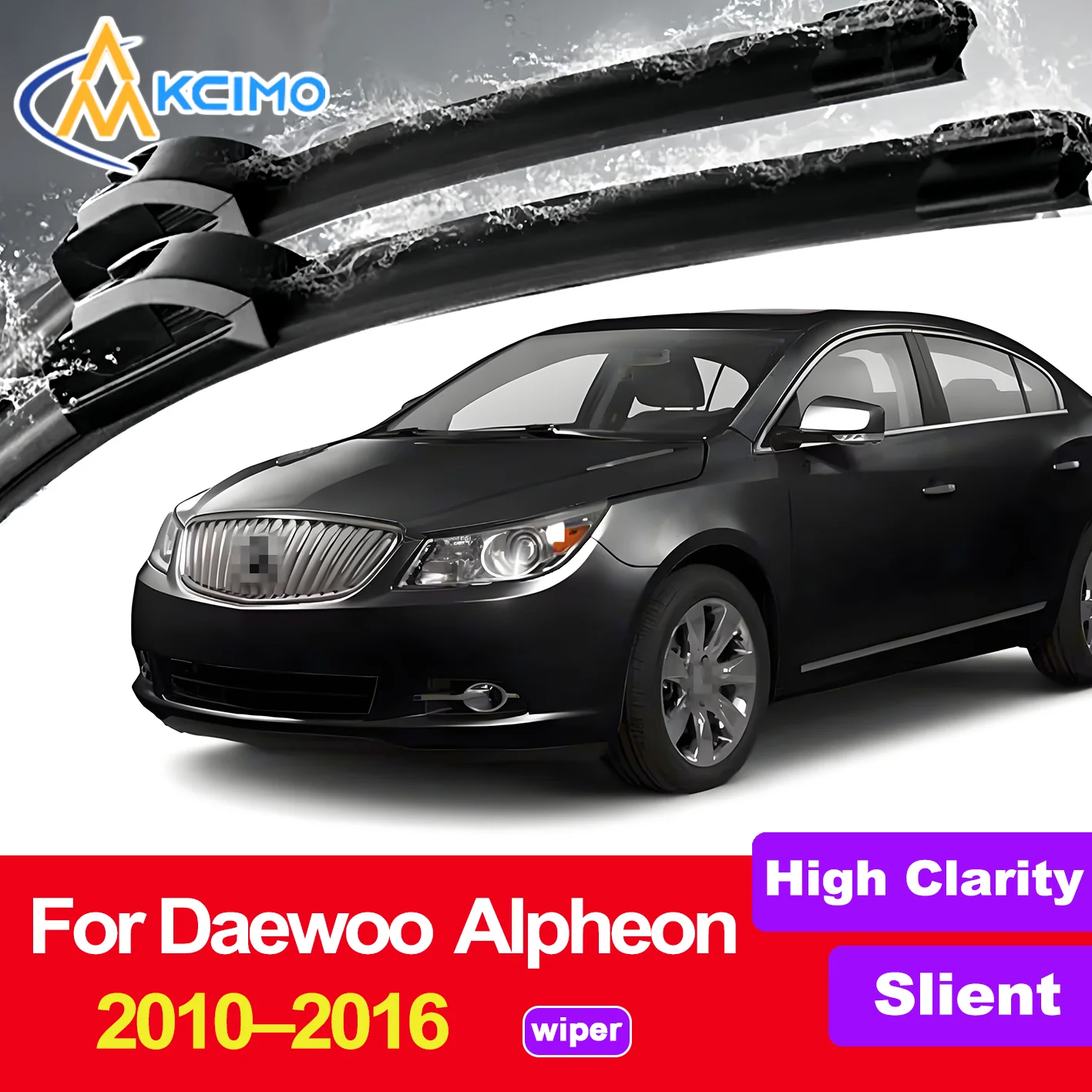 

2PCS HD Car Windscreen Wipers for Daewoo Alpheon 2010-2016 Buick LaCrosse/ Buick Allure Front Windshield Accessories 2016 2015