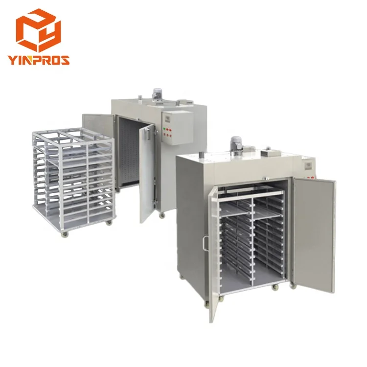 Industrial Heating Equipment Durable Temperature Adjustable Hot Air Circulation Drying Oven With Trolley And Trays