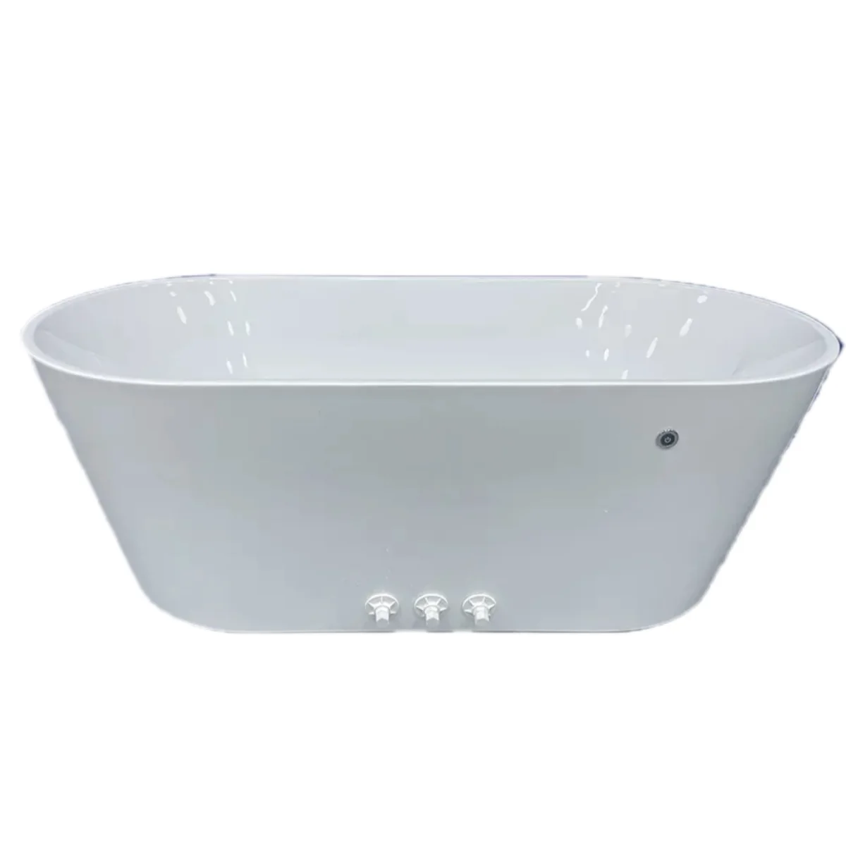 

Прямые продажи с фабрики Простая чистая акриловая ванна Отдельно стоящая спа-ванна для замачивания в помещении с охладителем