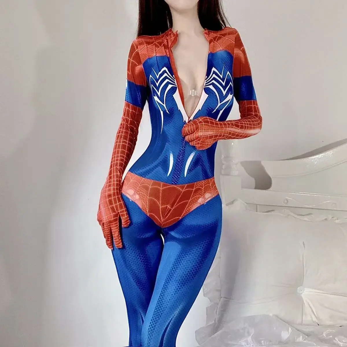2026 Japanese Anime Asuka Langley Soryu Ayanami Cosplay Costume Test Jumpsuits Zentai Suit Bodysuit For Halloween view 6