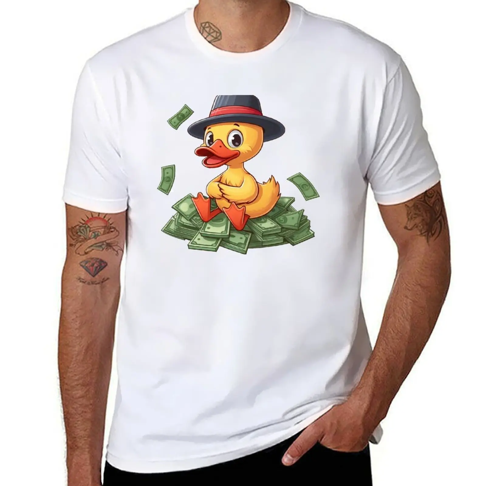 

GREEDY DUCKER MK.2 T-Shirt t shirt man luxury t shirt men 100% cotton luxury brand T-Shirt
