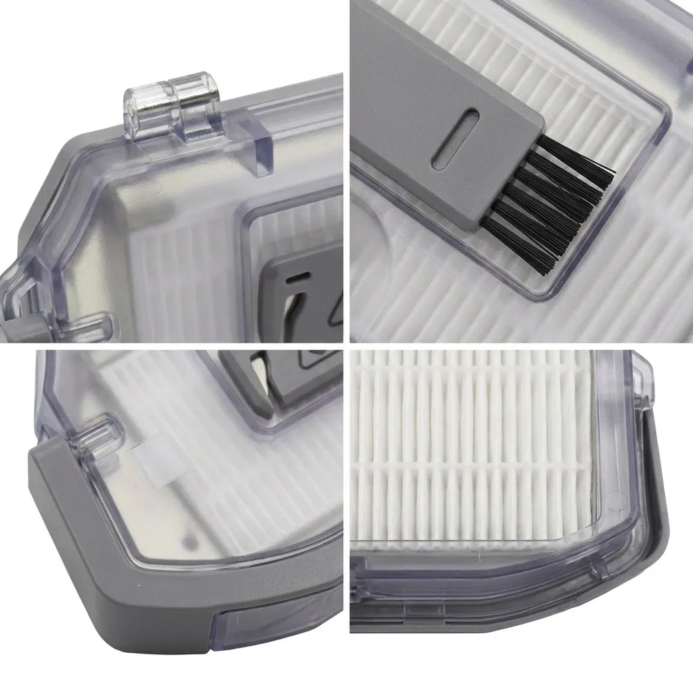Replacement Dust Bin for Ecovacs For Deebot U2 Power DGN22-11 DGN22-22 Robot Vacuum Cleaner Compatible Transparent ABS