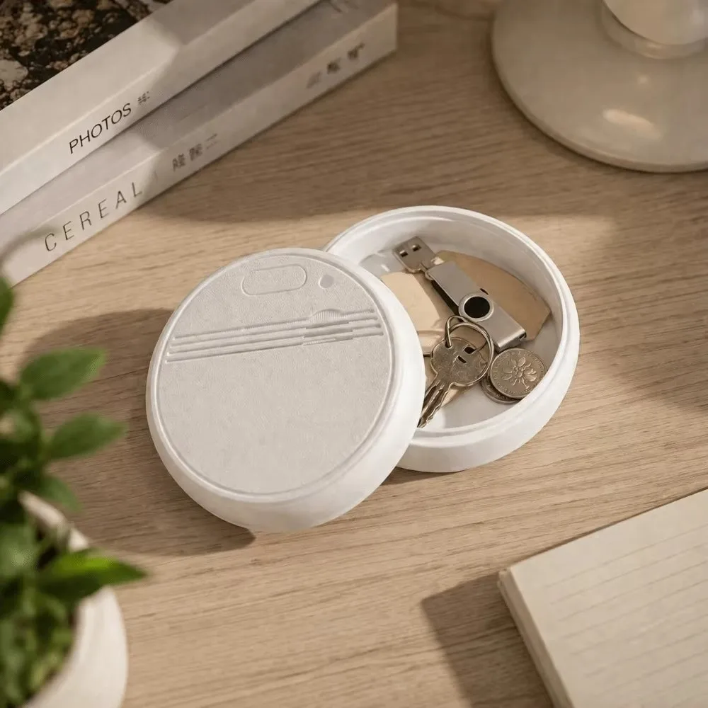 Invisible Simulated Smoke Detector Anti Theft Ceiling Installation Hidden Storage Box with Secret Compartment Security Box