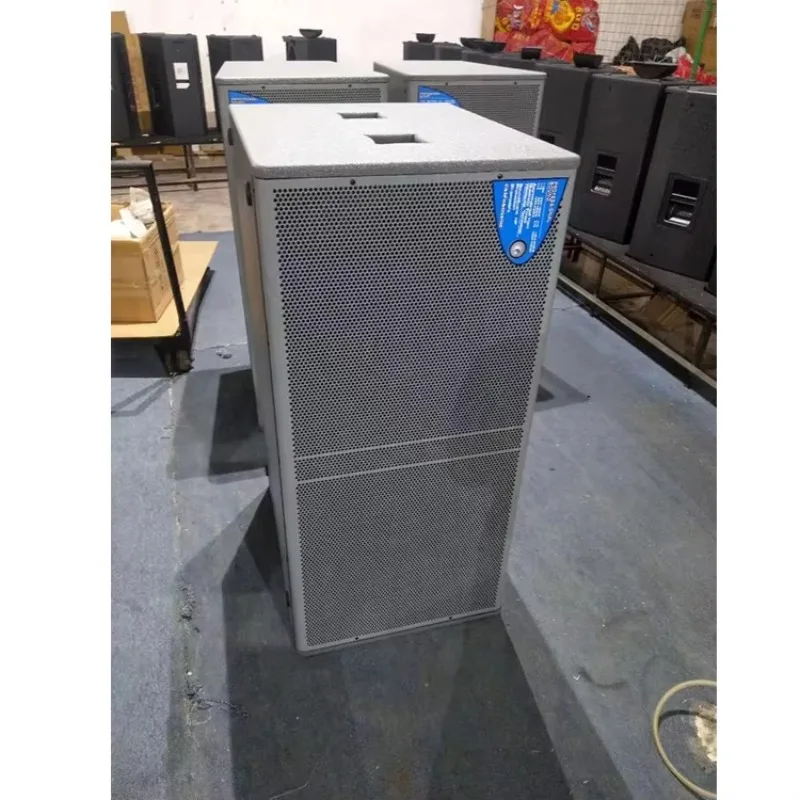 Dual 18 Inch Two Way Passive Bass Subwoofer Speaker Box Heavy Duty Professional Stage Indoor Outdoor Audio Sound Equipment