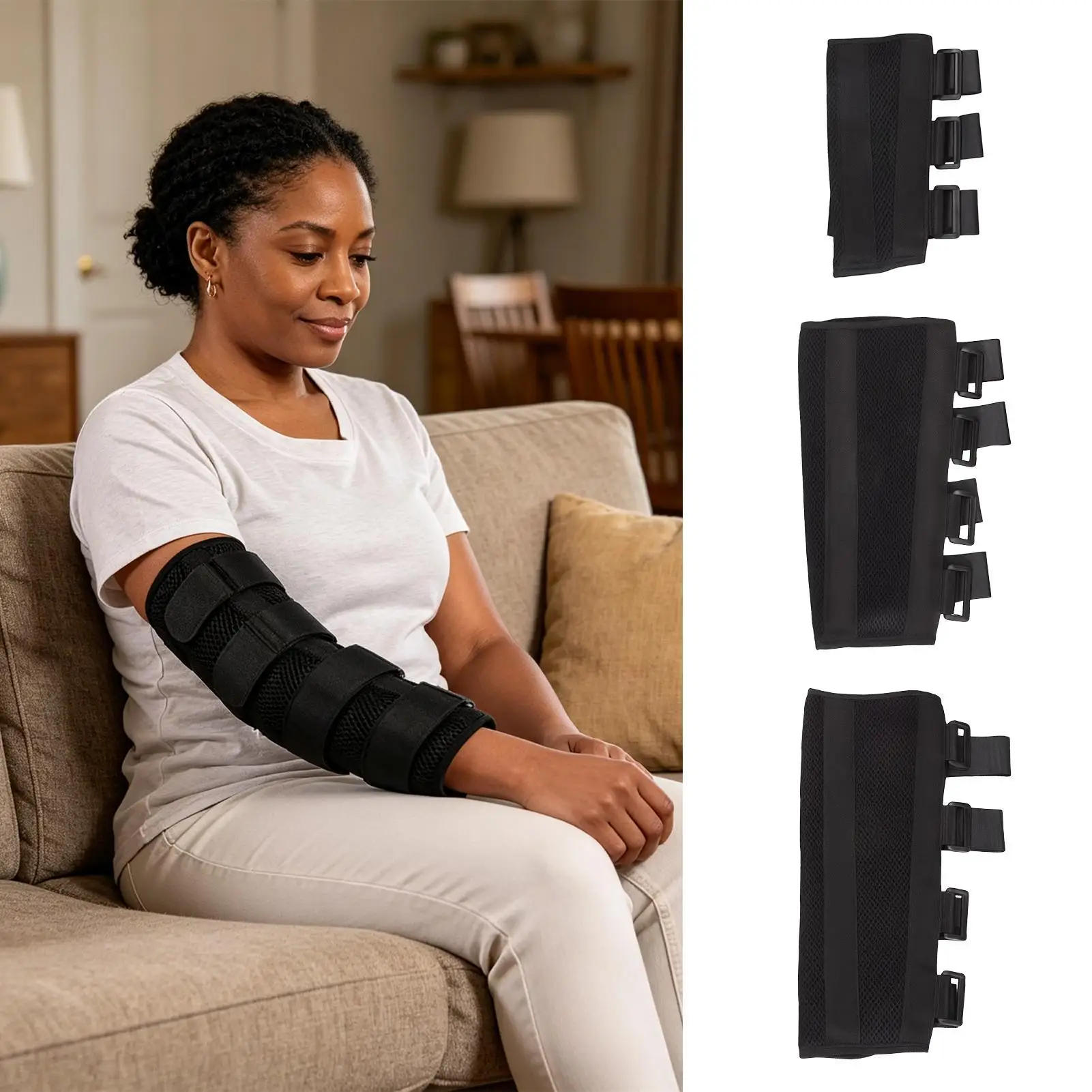 Elbow Splint Ulnar Nerve Cubital Tunnel Arm Brace Elbow Brace Night Splint For Women Men Cubital Tunnel Ulnar Nerve Tennis