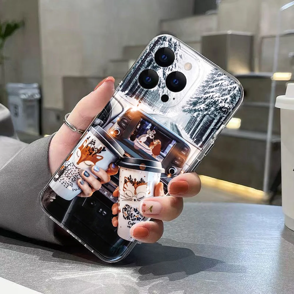 عيد الميلاد قضية الهاتف آيفون 17 برو 16 13 برو ماكس 11 15 14 زائد 12 الهواء 16E 17 برو ماكس 16 برو ماكس سيليكون للصدمات فوندا غطاء