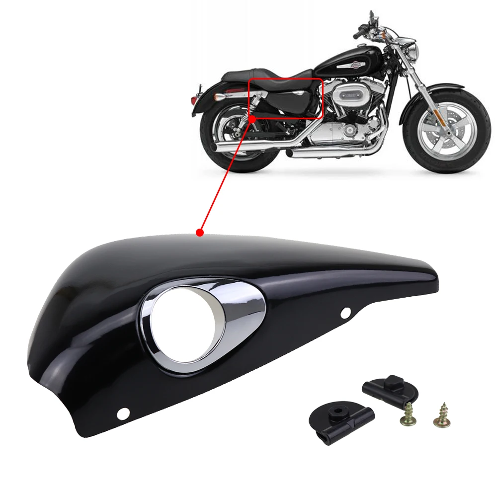 

Motorcycle Accessories Right Battery Side Fairing Cover Fit For Harley Sportster XL Iron 883 1200 2004-2013