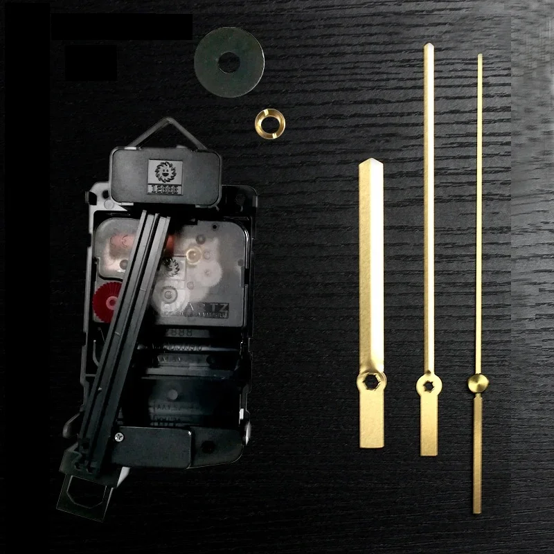 

4 Types Sweep Plastic Movement Clock with Pendulum and Gold Hands - DIY Quartz Kit
