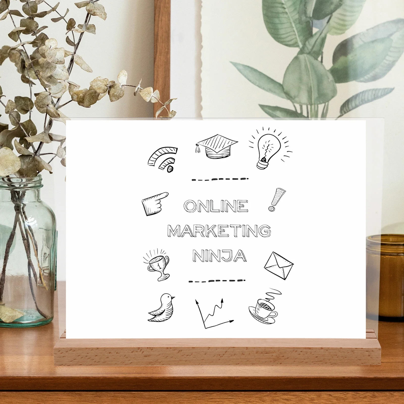 

Menu Display Board Durable Sign Rack Price Holder Label Display Stand for Restaurant Shop Advertising Showing Stand