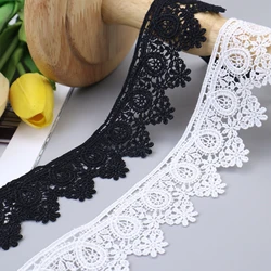 1 Yard Venice Lace Trim nastro di pizzo ricamato floreale per artigianato abito confezione regalo decorazione per la casa di nozze