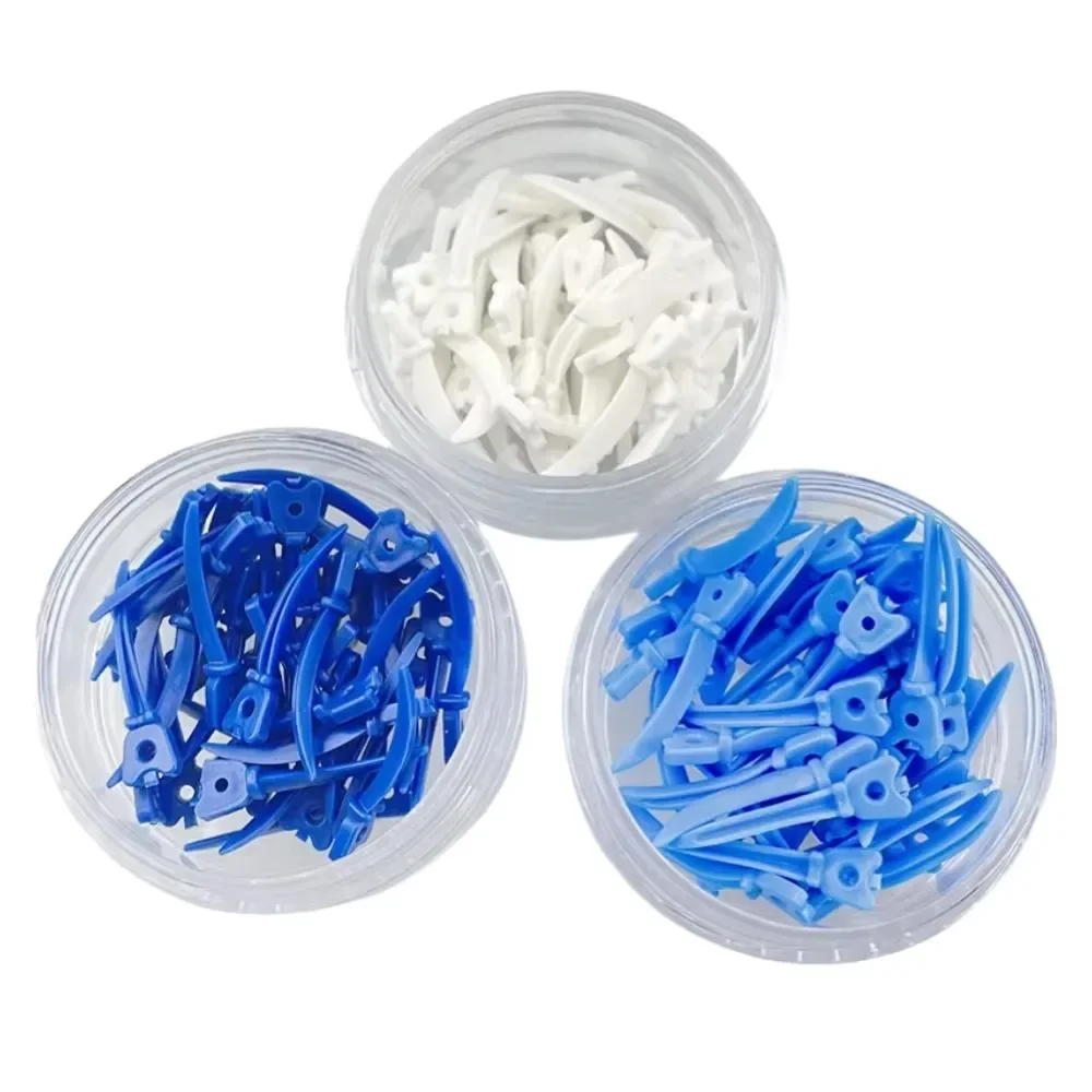 40pcs Dental Wedges Sectional Matrix Disposable Dental Interdental Space Materials Plastic Apical Space Fillings Auxiliary Tools - view 5