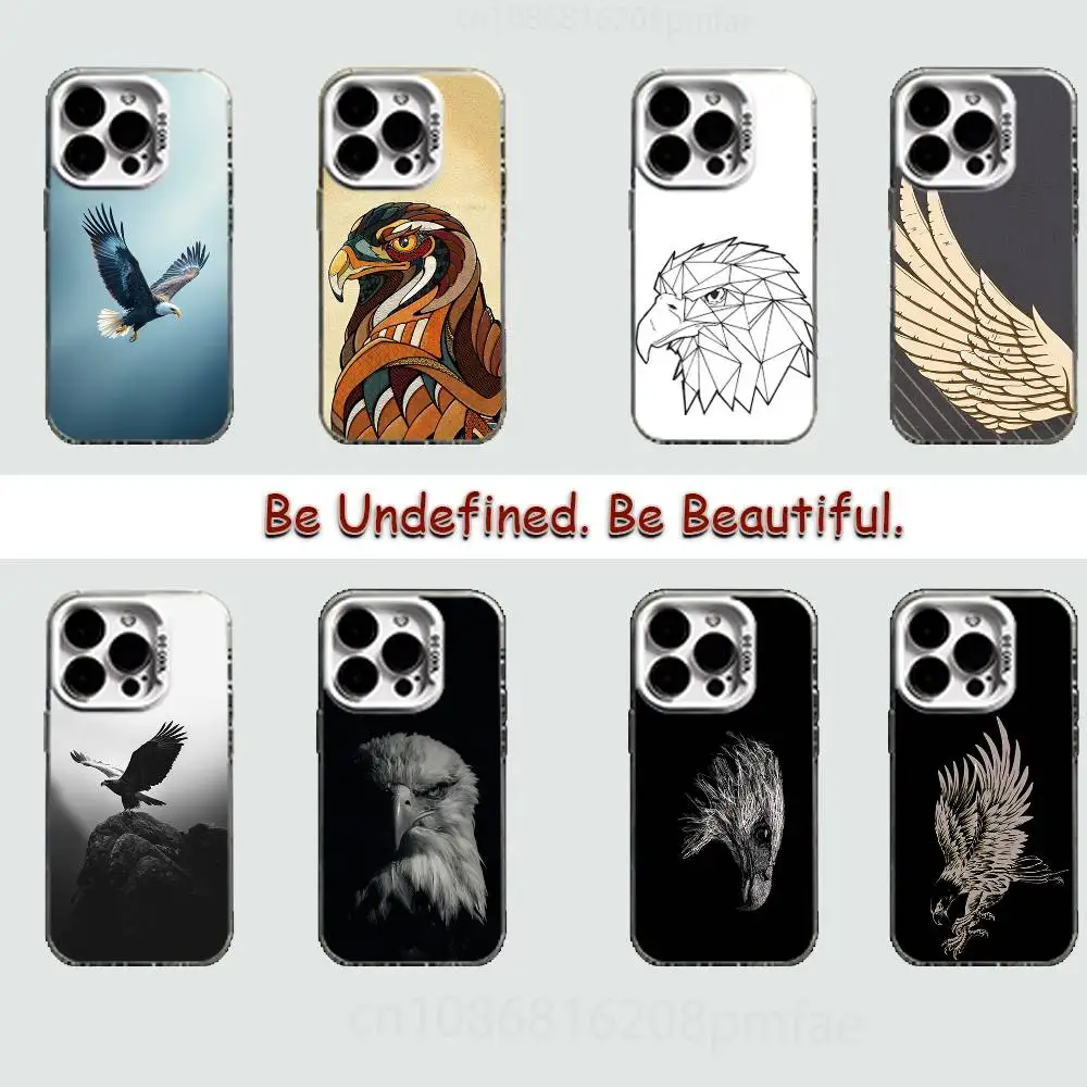 

Trendy cool eagle design White Shockproof Phone Case For iPhone 17,16,15,14,13,12,11,Pro,XS,Max,Plus,Mini,SE