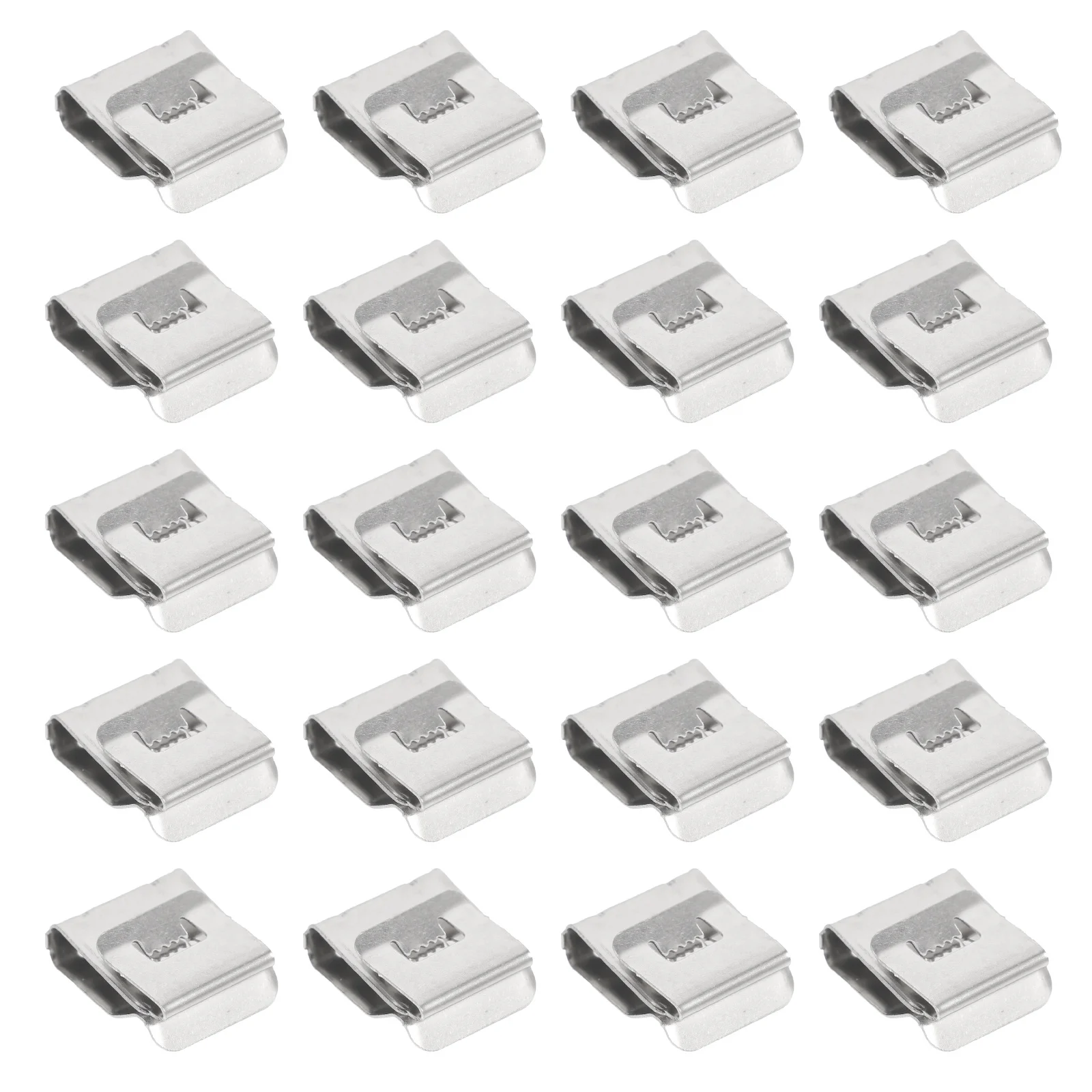 30 قطعة مقاطع الضوئية أسلاك الفولاذ المقاوم للصدأ المشابك للطاقة الشمسية الضوئية سلك كليب لوحة الأسلاك منظم الكابلات المشبك