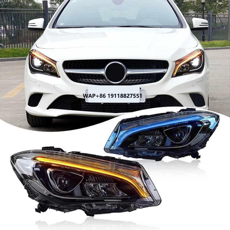

YU GUANG for CLA 180 200 250 W117 Halogen Headlight 2014 2019 Headlamp Upgrade CLA260 LED Front Lights Assembly