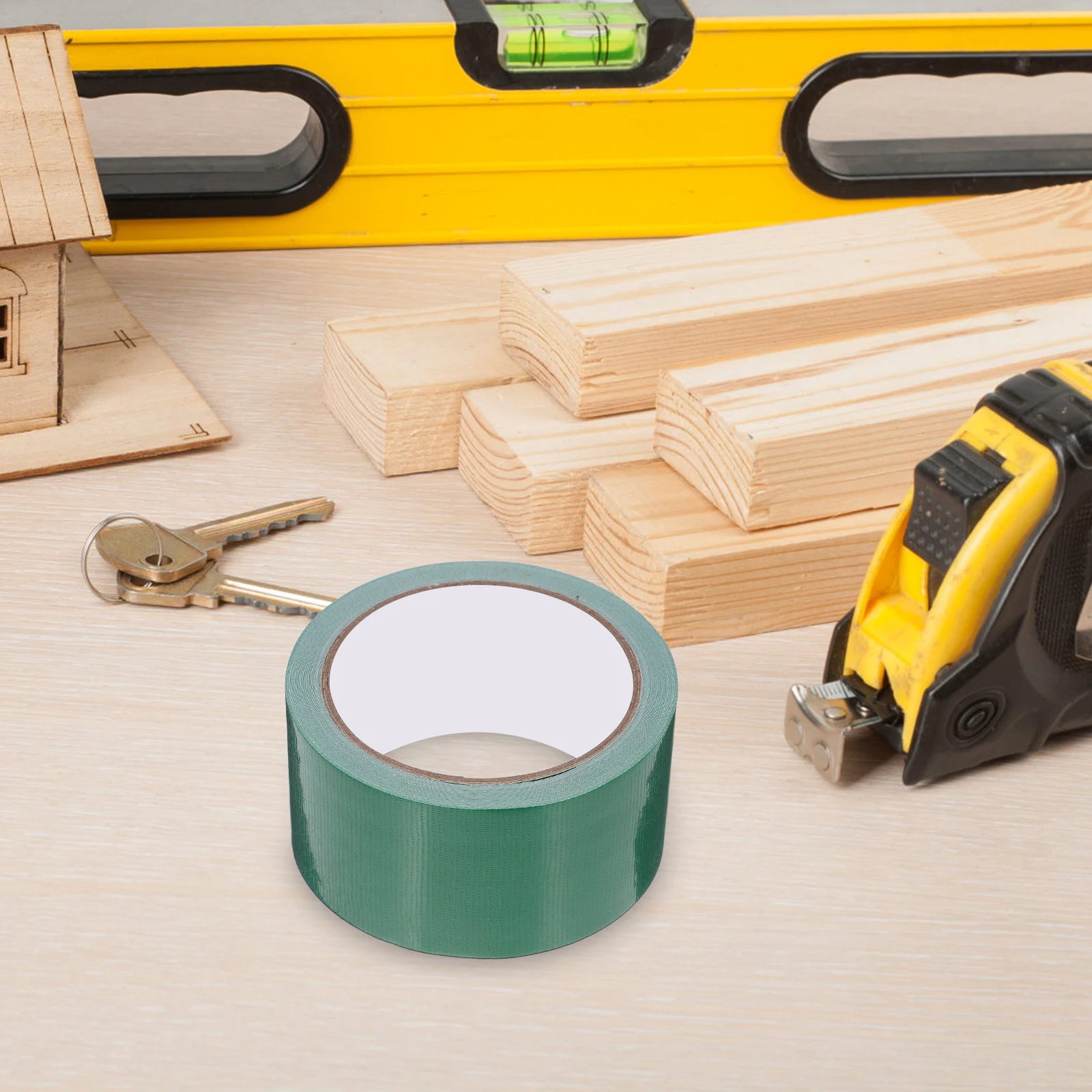 Duct Tape Single Sided Cloth Strong Adhesive Waterproof Outdoor Mastic Green Rugs Carpet Seams Heavy Packaging Sealing Repair