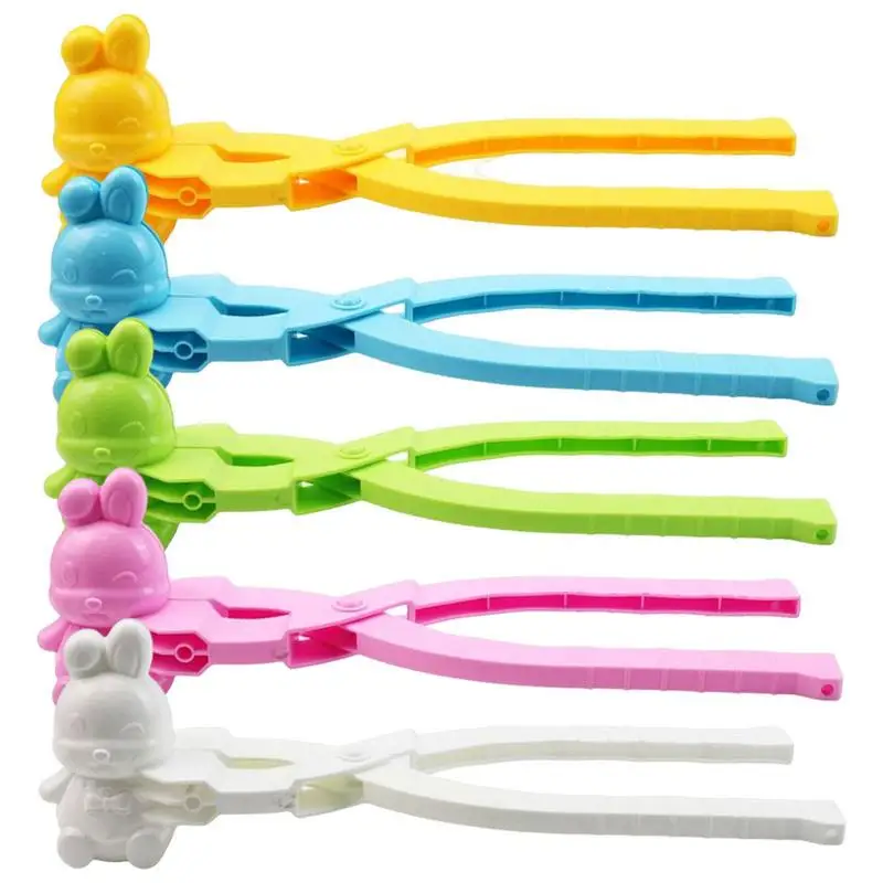 

Snow Ball Maker Clip Snow Ball Maker Toys Snow Ball Clip With Rabbit Shape For Children Playing With Snow Toy Clip For 3-12 Kids