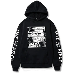 2024 NEW Luffy Zoro Law Kid Sweatshirts Cozy Tops Sudadera Felpa Moletom Anime One Piece Hoodie