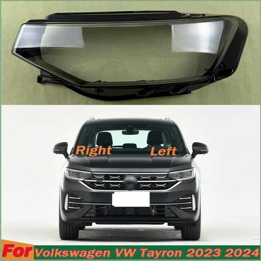 

Headlamp Cover Lens Plexiglass Replace The Original Lampshade For Volkswagen VW Tayron 2023 2024 Headlight Transparent Shell