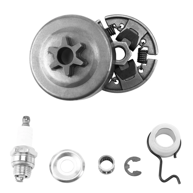 Gergaji mesin sproket kopling Drum 3/8 inci untuk Stihl 017 018 021 023 025 MS170 MS180 MS210 MS230 MS250 suku cadang pengganti