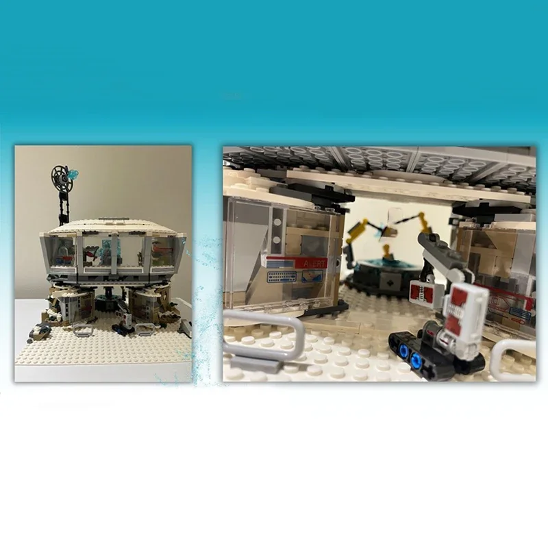 979pcs Moc ภาพยนตร์ซีรีส์ Malibu Mansion และ Armory Modular สถาปัตยกรรมอาคารบล็อกประกอบความคิดสร้างสรรค์อิฐของเล่นเด็กของขวัญ