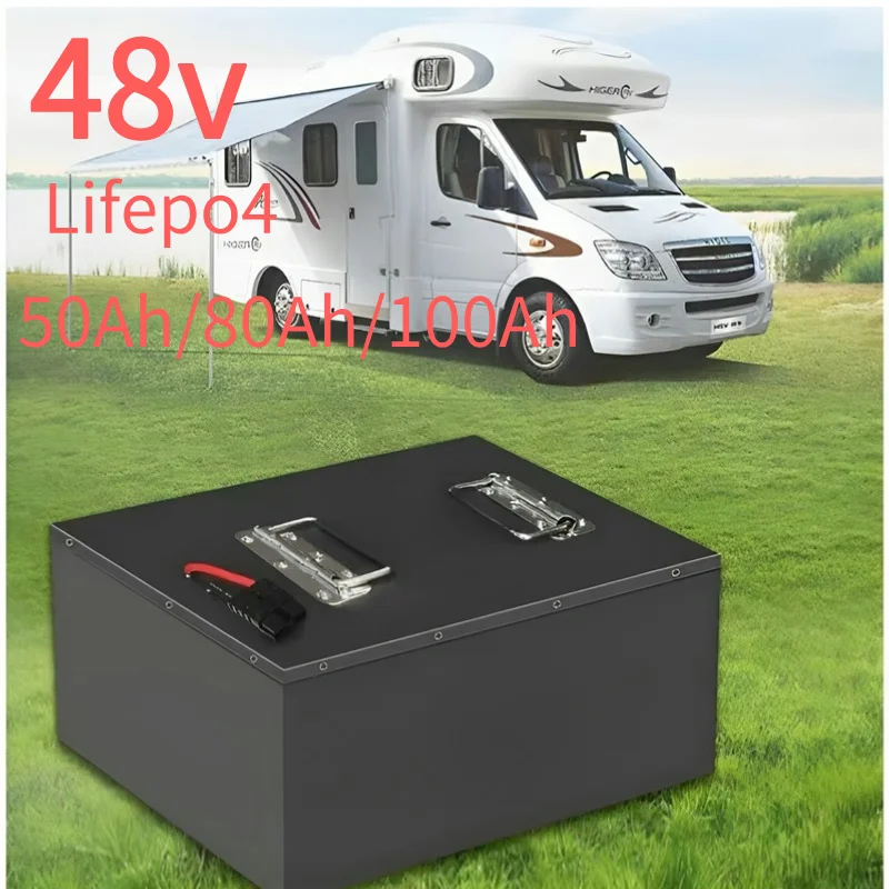 Lifepo4 Lithium Battery Pack 48V 50AH 80Ah 100Ah for Ryobi RM480e RM300e ZT480ex 300MV Zero Turn Electric Riding Lawn Mower