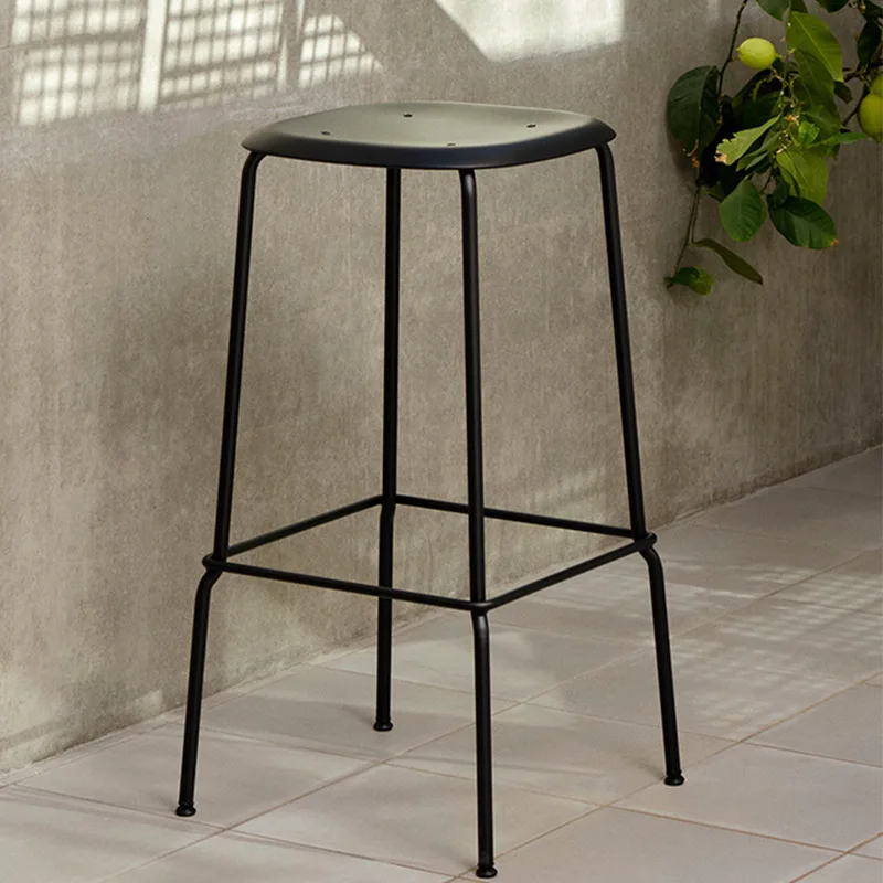 

Black Leg Outdoor Bar Chair Modern High Terrace Design Office Bar Chair Reinforce Nordic Lounge Tabourets De Bars Decoration