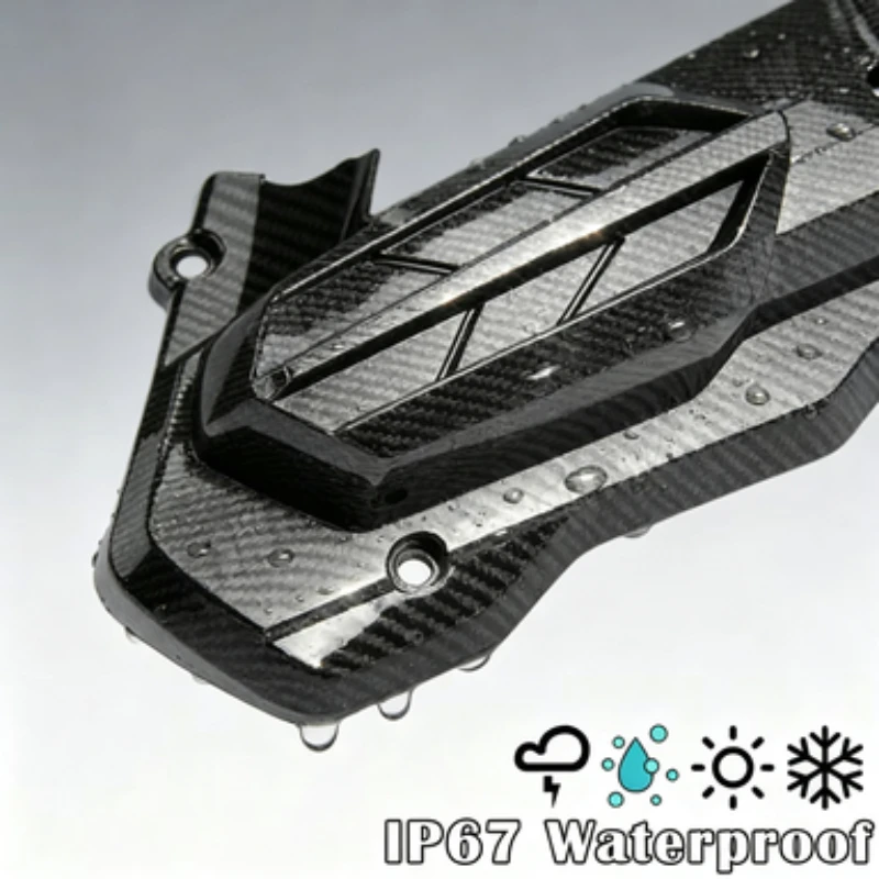Left Engine Intake Cover Motorcycle Transmission Intake Carbon Fiber Cover Compatible With Yamaha NMAX125 NMAX155 2020-2025