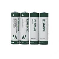 Keeppower P1450I AA 1.5V 2400mAh Rechargeable Li-ion Battery 3600mWh Lithium Batteries