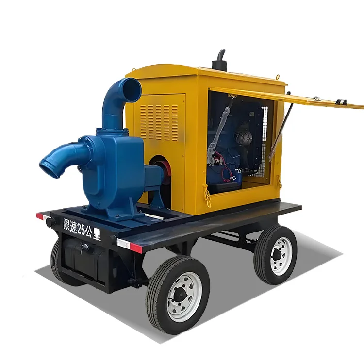 

Diesel-powered Mobile Self-priming Pump Vehicle For Flood Control And Drainage, High-flow Agricultural Irrigation