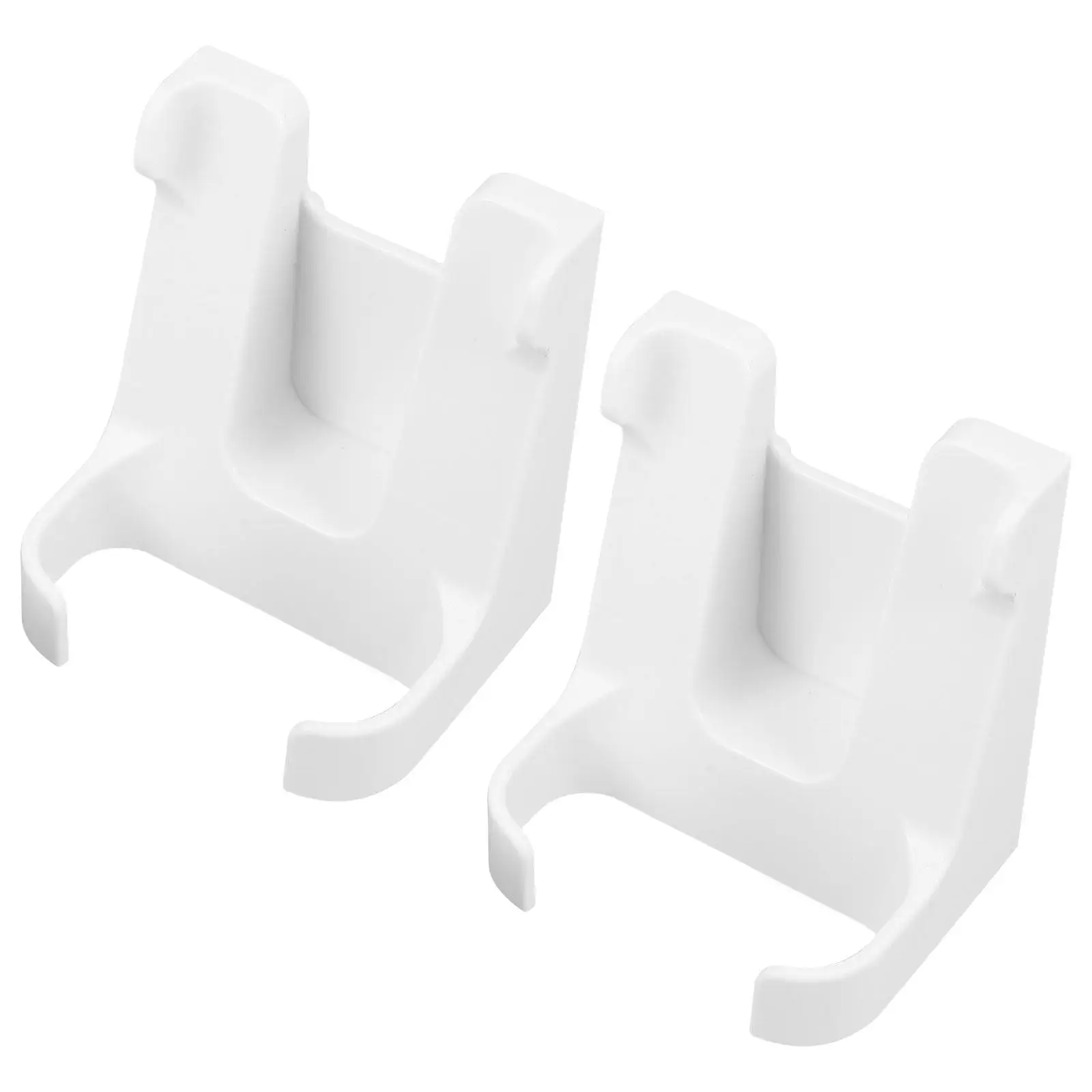 2Pcs Pegboard Mouse Holder Wall Mount Gaming Room Organizer Space Saving Plastic Hooks Fits 13Mm Hole Spacing Gaming Desk