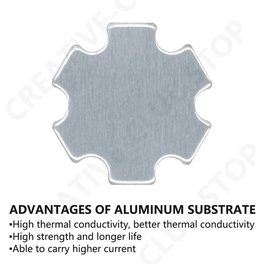 10 pz LED PCB Board rotondo piastra di Base in alluminio dissipatore di calore 9W 12W 15W 18W 21W 24W raffreddamento dissipatore di calore substrato