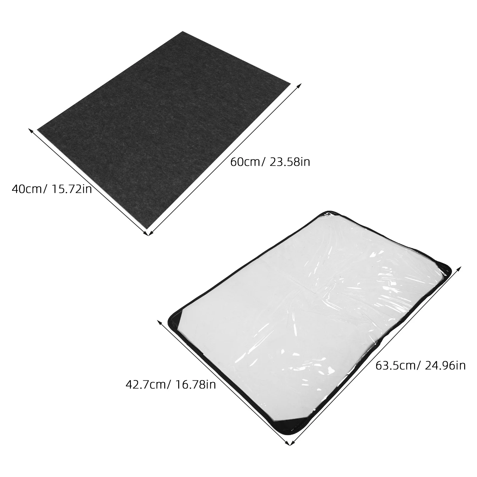 1 szt. Składana duża mata filcowa do przechowywania puzzli, zwijana, przenośna, z pokrowcem, pyłoszczelna, ochrona puzzli – Puzzle