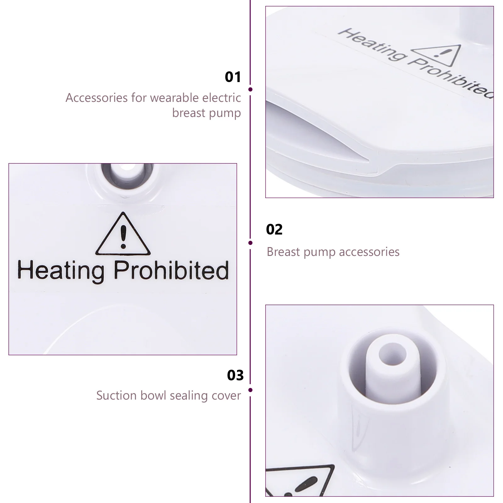 

1Pcs Breast Pump Accessory Transparent Reliable Durable Food Grade PP Portable Breastfeeding Pump Tool Convenient Baby Milk