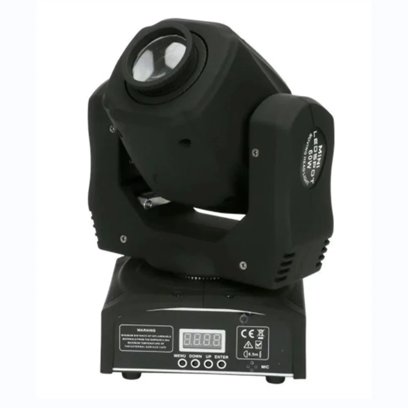 

Pop 60W Spot LED Beam Moving Head Light Профессиональное освещение диско-сцени Dj Lighting Светодиодный эффект KTV Bar Club Stage Light Show