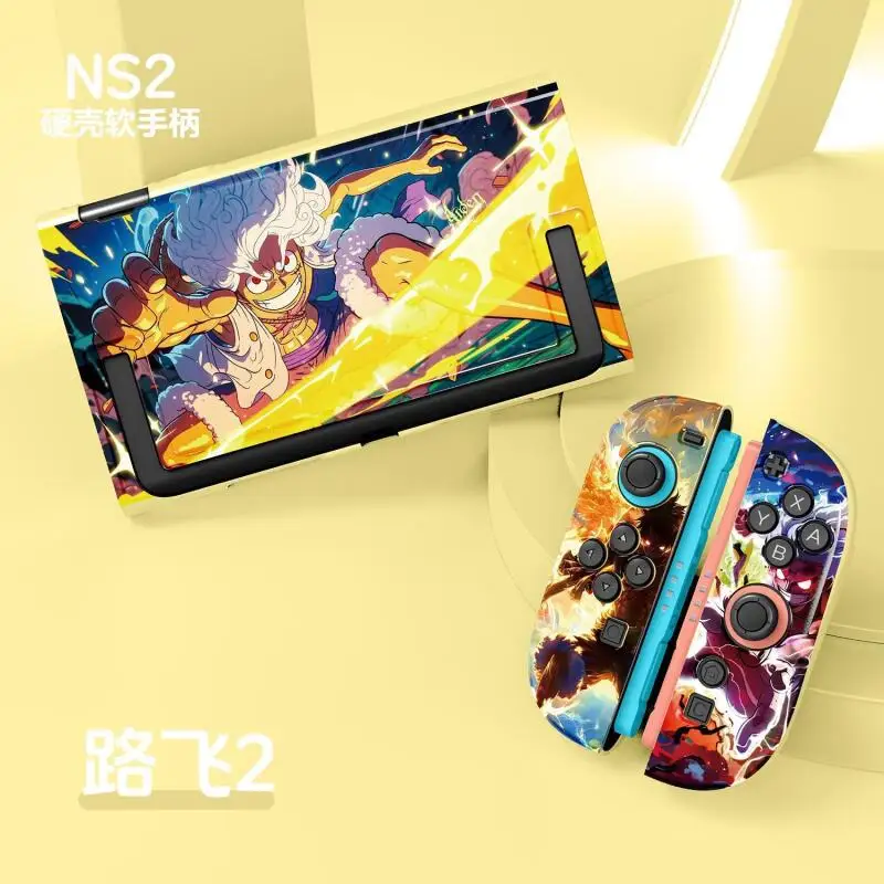 One Piece Tpu Anti-Collision Soft Shell Protective Case Cover for Nintendo Switch2 Luffy Game Console Gamepad Controller view 6