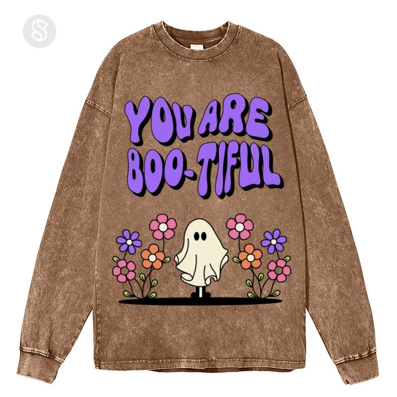 2023 New Autumn Fashion Long Sleeve Hooded Women Graphic Print Hoodies Casual Loose Pullovers Cool High Street Sweatshirt Tops