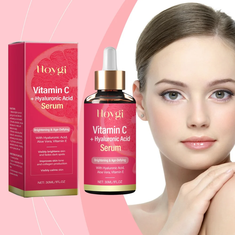 

Эссенция витамина С содержит гиалуроновую кислоту для осветления черных пятен, увлажнения, лифтинга, питания и осветления кожи.