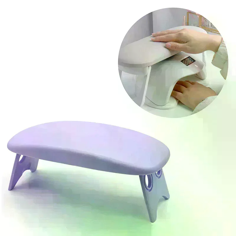 Nail art tool False nails Storage box Waterproof Folding Nail Hand Manicure Rest Arm Stand Pillow