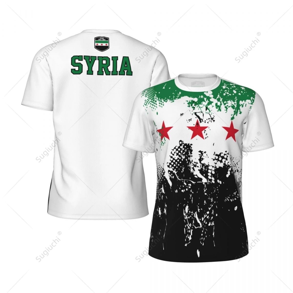 2025 New Product Syria Free Peace Syria Flag Syria Map Syria City Syria T-Shirt Clothing Men's Women's T-Shirt Short Sleeve Top