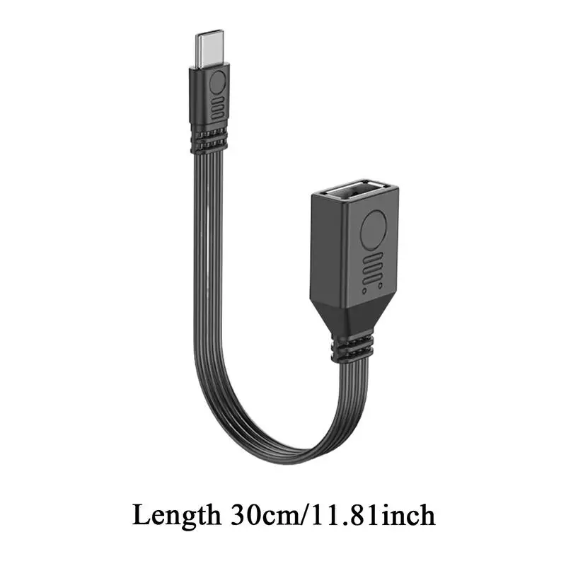 ل Otg كابل يو اس بي نوع C الحبل 12 بوصة USB 2.0 شاحن الحبل شحن سريع 480Mbps سرعة للهواتف المحمولة أقراص السيارات