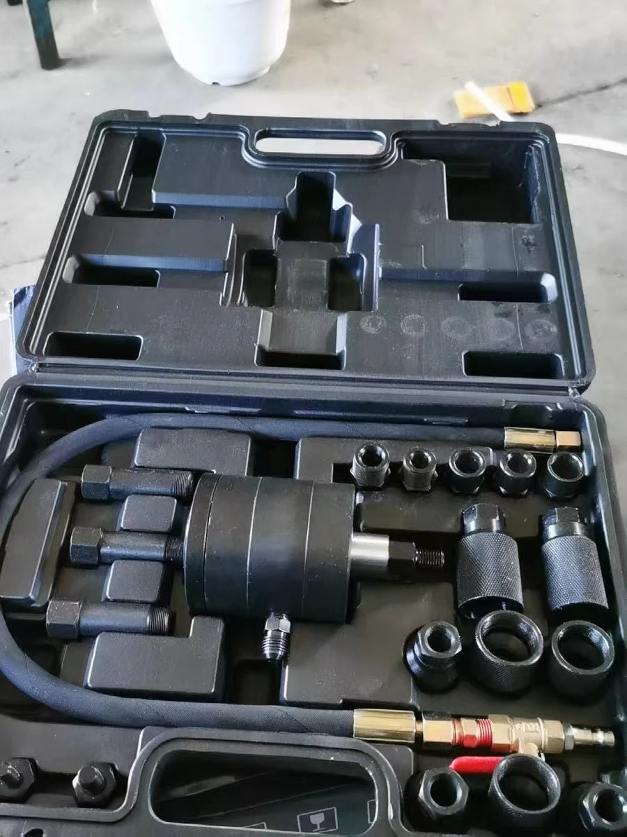 

Набор инструментов для снятия дизельных форсунок Common Rail, 21 шт., пневматический съемник, экстрактор 1000 Нм