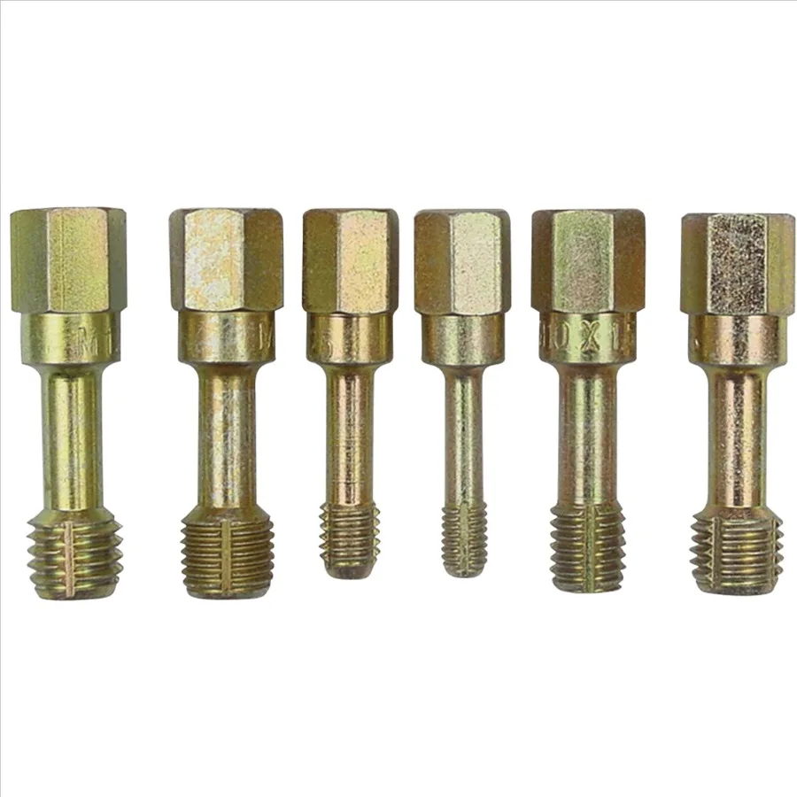 

Kastar Metric Thread Restorer Tap Set 6-Piece for Automotive Repair and Machinery Maintenance Silver Finish, Precision Machined