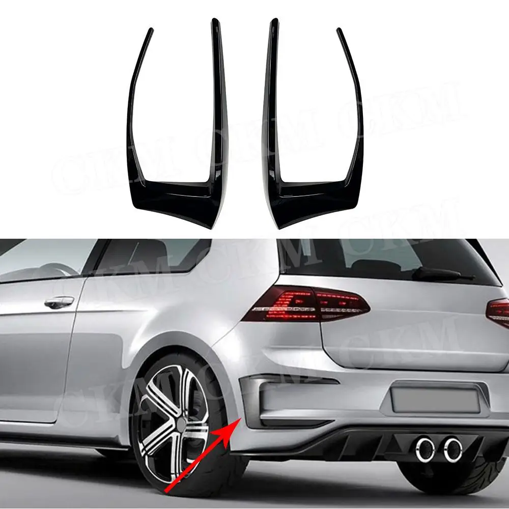 

CKMUUER задний бампер, вентиляционные накладки, спойлер, украшение на крыло, обвесы, аксессуары для Volkswagen Golf 7 R400 2012 2013 2014 2015