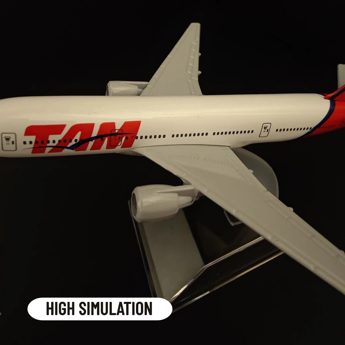 Scale 1:400 Metal Aircraft Replica 15cm TAM B777 Boeing Airbus Airplane Diecast Model Kids Room Decor Gift Toys for Boy