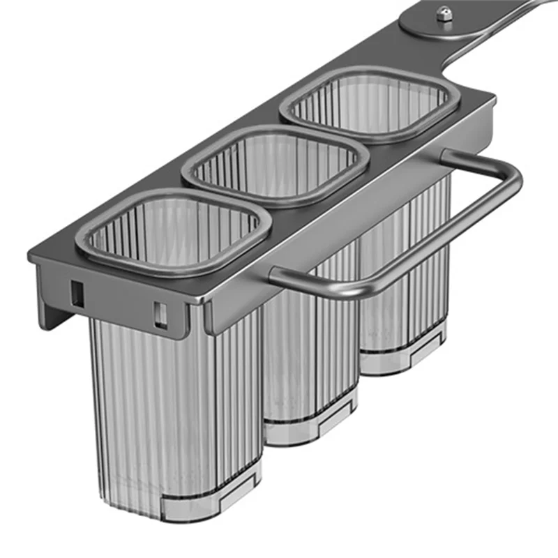 ABRB-ที่ใส่มีดอเนกประสงค์ติดผนัง-ชั้นวางพับได้สําหรับห้องครัว รวมถึงท่อตะเกียบและที่เก็บเครื่องตัด