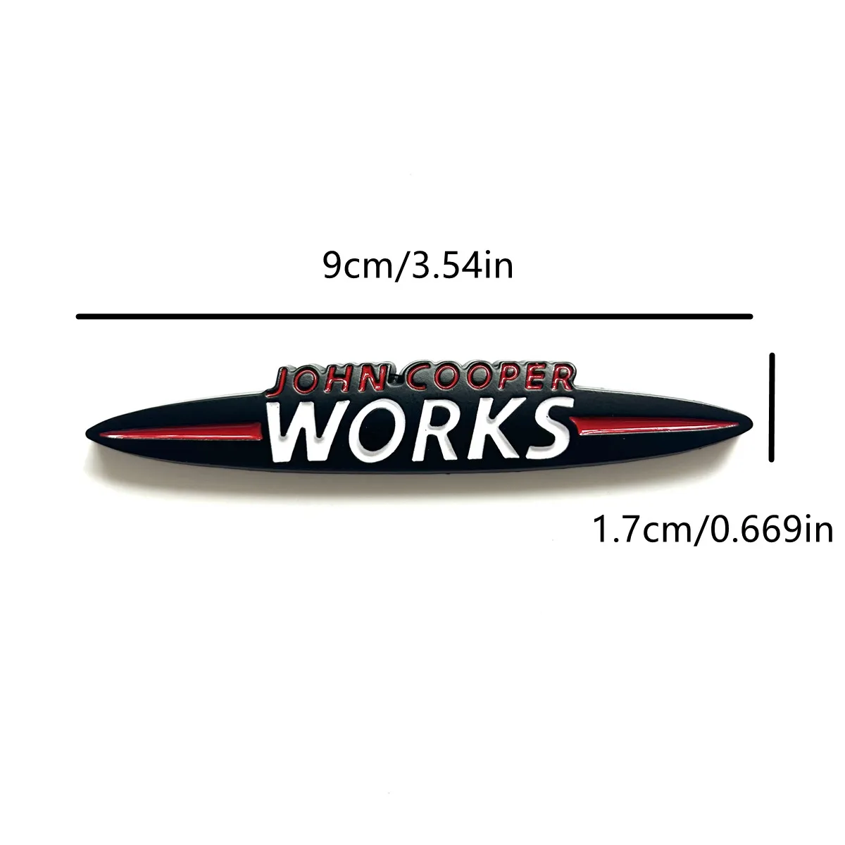 3d Metal Logo John Cooper Works Embelm Car Grill Badge Trunk Sticker for Mini R60 F56 R56 F54 F57 R70 JCW F60 F55 Accessories