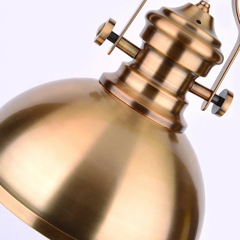 ثريات المطاعم، مصابيح غرفة المعيشة، المقهى، أضواء البار، ثريات غطاء وعاء حديد واحد بالجملة #4