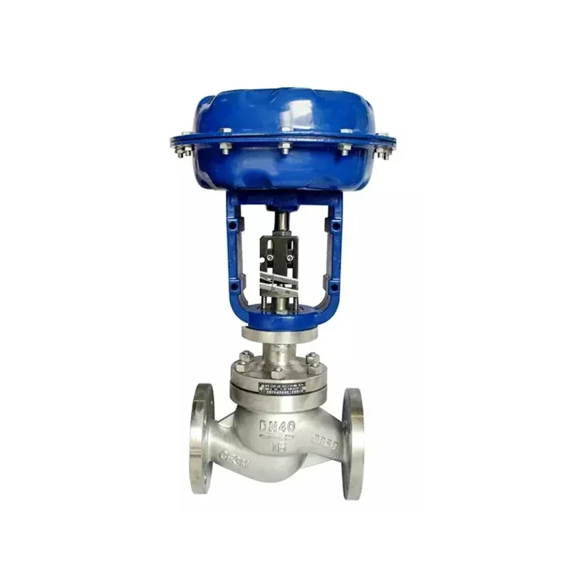 Stainless Steel Pneumatic Regulator with 4-20mA IP Positioner High Pressure Rising Stem Globe Valve