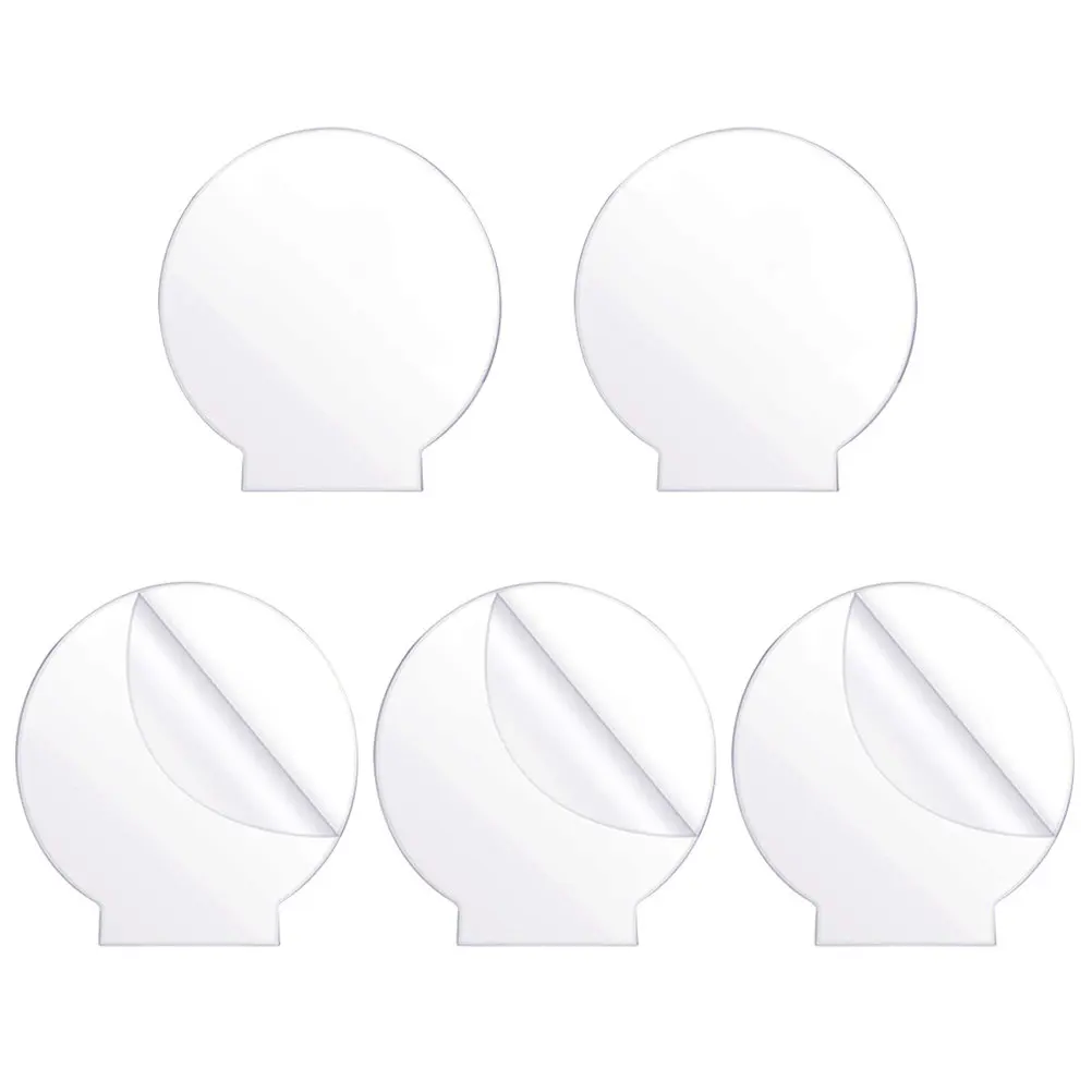 

Набор из 5 акриловых световых панелей: круглые светодиодные основания для ламп, креативные основания для ночников для дома и спальни